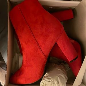 Dreampairs Red Booties